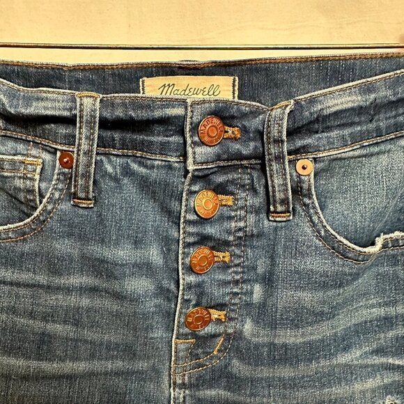 Madewell | 10 high rise skinny distressed - Picture 2 of 10